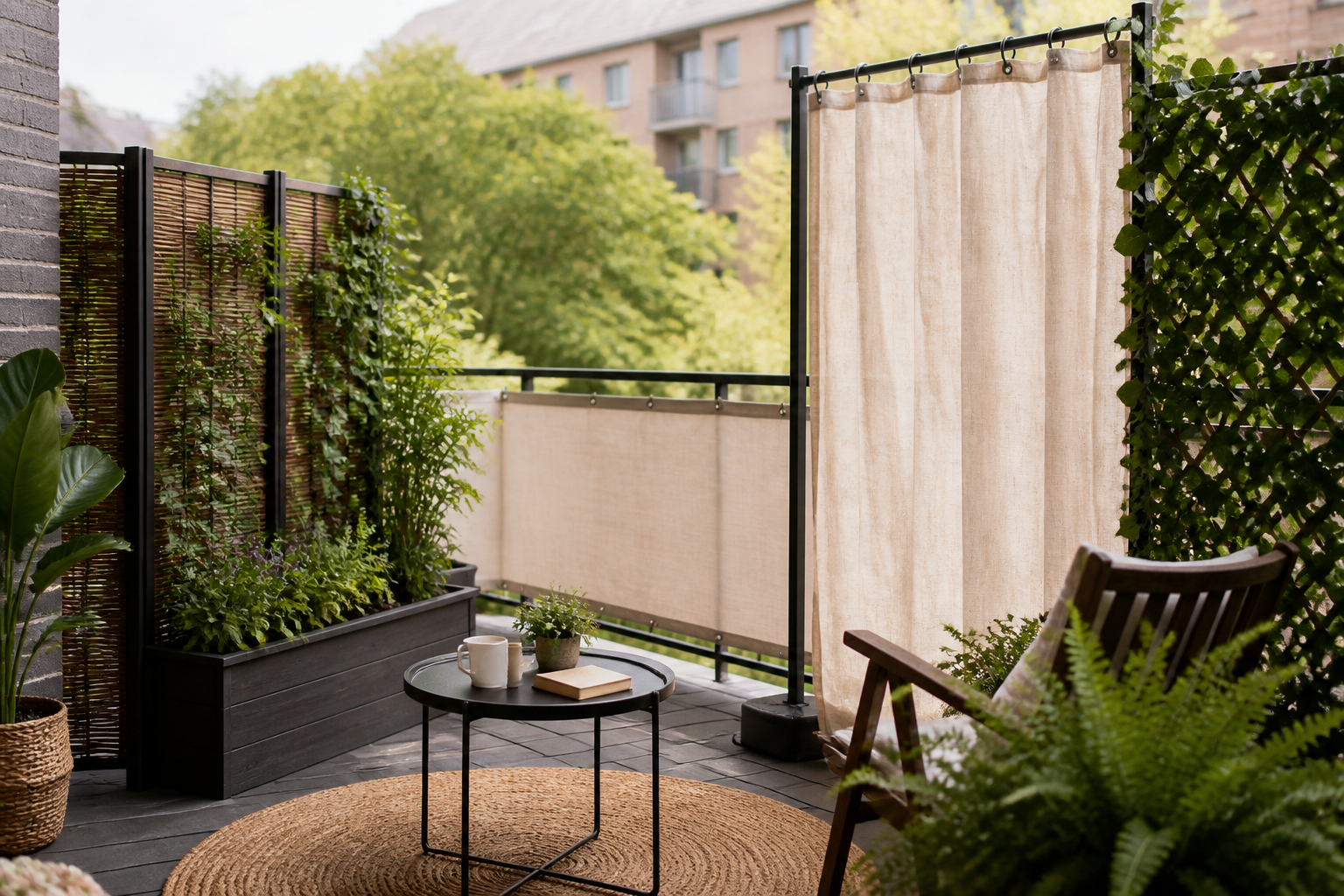 No-Drill Balcony Privacy for Renters