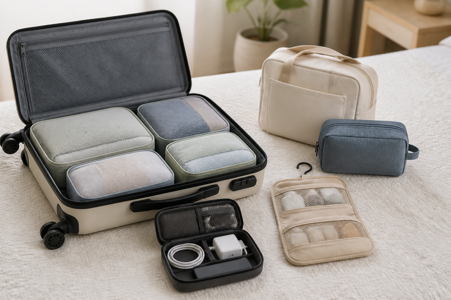 Editorial image for Small Carry-On Packing Systems: How to Choose Compression Cubes, Personal-Item Bags, Toiletry Cases and Tech Organizers