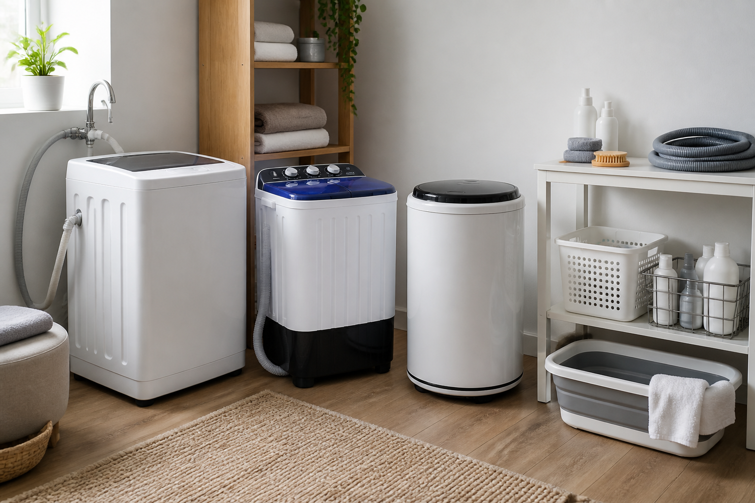 Editorial image for Portable Washing Machines, Spin Dryers, and Laundry Accessories for Apartments Without Hookups